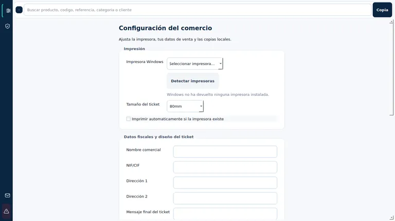 Actual capture: merchant configuration and backups